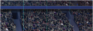 Sports Stadium Crowd Backdrop 2 (35.5' x 12')