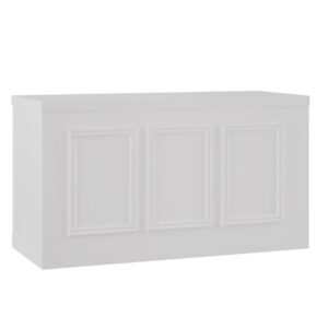 6' White Tudor Bar