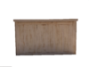 6' White Washed Wood Bar