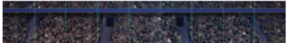 Sports Stadium Crowd Backdrop 1 (44.5' x 12')