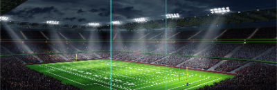 Football Stadium Backdrop (40' x 13')