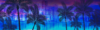 Miami Vice City Scape Backdrop (12' x 8')