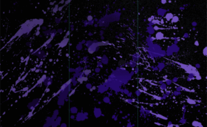 Black & Purple Ink Splatter (Left) Backdrop