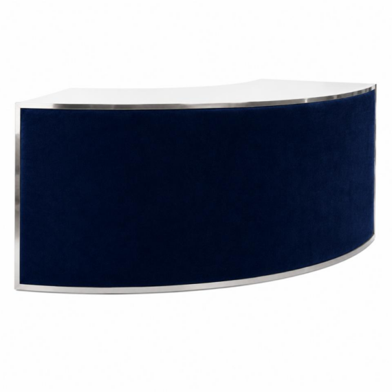 1/4 Turn Manhattan Bar - Navy Velvet Front
