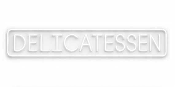 Neon Sign - Delicatessen