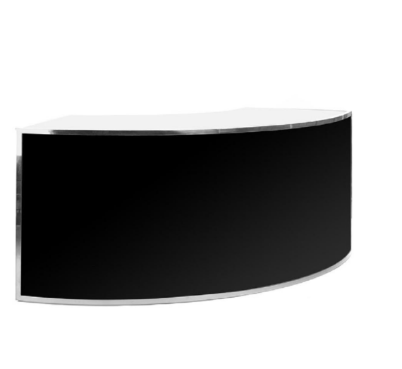 1/4 Turn Manhattan Bar - Black Acrylic