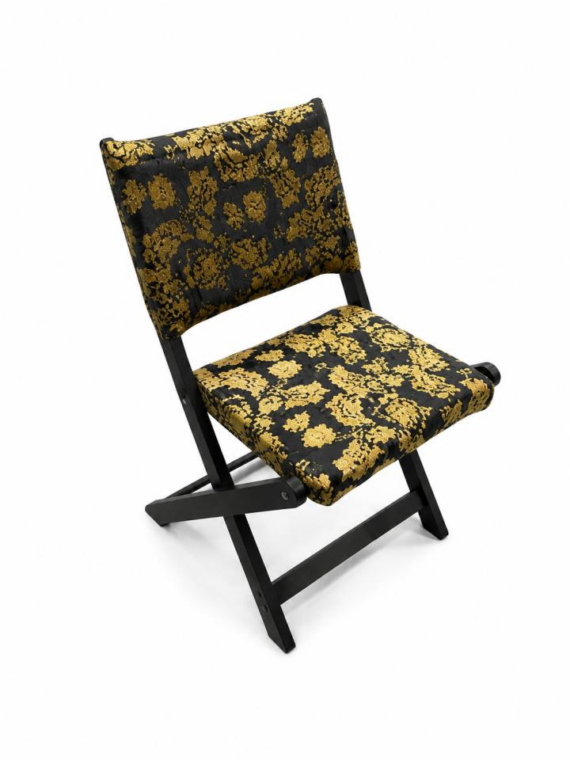 Floral Café Accent Chair