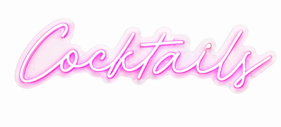 LED Neon Sign - Cocktails