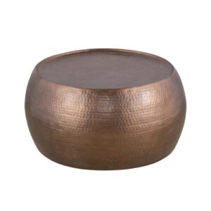 Copper Hammered Coffee Table